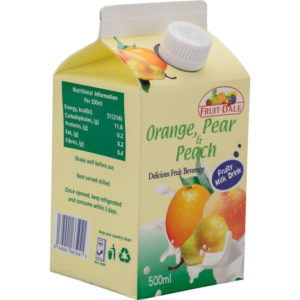 Orange, Pear & Peach